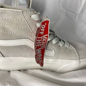 Vans High-Top Sneakers in Light Gray